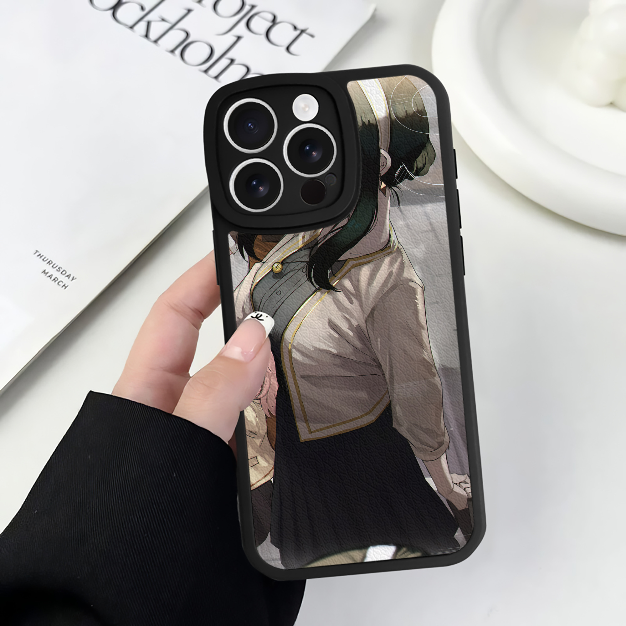 （画像用） SPY×FAMILY间谍家家酒 【iPhone 16シリーズ対応】シリコンスマホケース（レザー調） 材質：シリコン